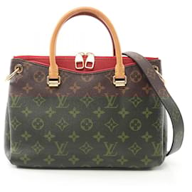 Louis Vuitton-Louis Vuitton Monogram Pallas BB Handbag-Red