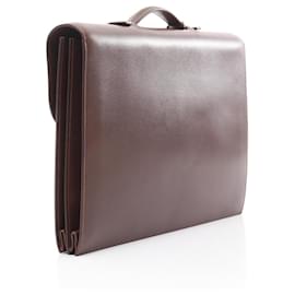 Hermès-Hermes Sac a Depeche 41 Briefcase Brown-Brown