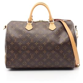 Louis Vuitton-Louis Vuitton Speedy Bandouliere 35 Handbag-Brown