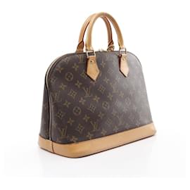 Louis Vuitton-Louis Vuitton Alma PM Handbag Monogram Brown-Brown