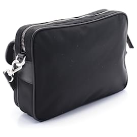 Prada-Prada Re-Nylon Leather Shoulder Bag-Black