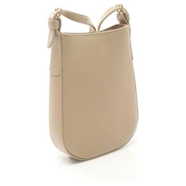 Céline-Celine Leather Mobile Pouch Eloise Shoulder Bag-Brown,Beige