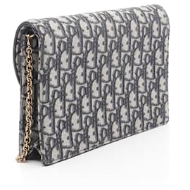 Dior-Dior Saddle Oblique Jacquard Canvas Shoulder Bag-Brown,Beige