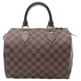 Louis Vuitton-Louis Vuitton Damier Speedy 25 Handbag-Brown