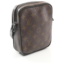 Louis Vuitton-Louis Vuitton Christopher Wearable Wallet Monogram Macassar Shoulder Bag-Brown