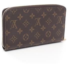 Louis Vuitton-Louis Vuitton Monogram Zippy Organizer Wallet-Brown