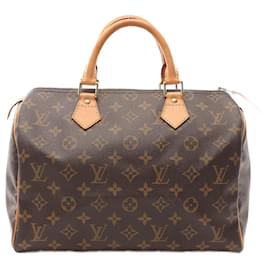 Louis Vuitton-Louis Vuitton Speedy 30 Monogram Handbag-Brown