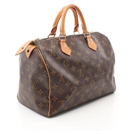 Louis Vuitton-Louis Vuitton Speedy 30 Monogram Handbag-Brown