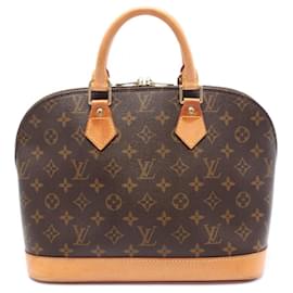 Louis Vuitton-Louis Vuitton Alma PM Handbag Monogram Brown-Brown
