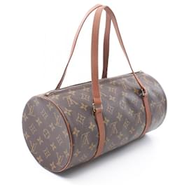 Louis Vuitton-Louis Vuitton Papillon 30 Monogram Handbag-Brown