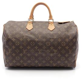 Louis Vuitton-Louis Vuitton Speedy 40 Monogram Handbag-Brown