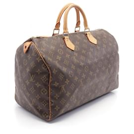 Louis Vuitton-Louis Vuitton Speedy 40 Monogram Handbag-Brown