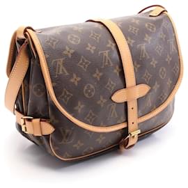 Louis Vuitton-Louis Vuitton Monogram Saumur 30 Shoulder Bag-Brown