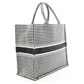 Dior-Dior Book Tote Large Canvas Tote Bag-White
