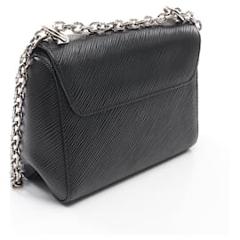 Louis Vuitton-Louis Vuitton Twist PM Leather Shoulder Bag-Black