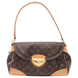 Louis Vuitton-Louis Vuitton Beverly MM Monogram Shoulder Bag-Brown