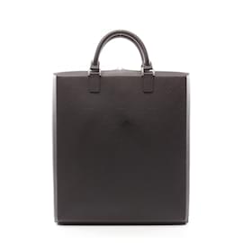 Louis Vuitton-Louis Vuitton Monogram Glace Leather Elvin Briefcase-Brown