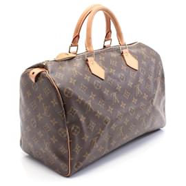Louis Vuitton-Louis Vuitton Speedy 35 Monogram Handbag-Brown