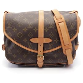 Louis Vuitton-Louis Vuitton Monogram Saumur 30 Shoulder Bag-Brown