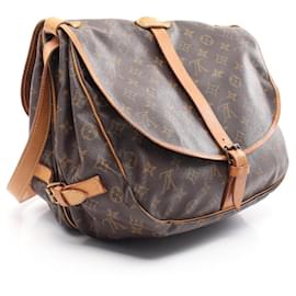 Louis Vuitton-Louis Vuitton Monogram Saumur 35 Shoulder Bag-Brown