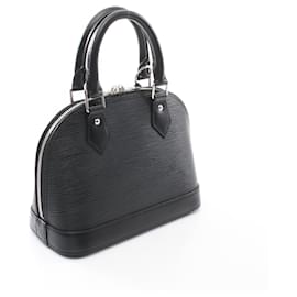 Louis Vuitton-Louis Vuitton Alma BB Epi Leather Handbag-Black