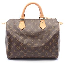 Louis Vuitton-Louis Vuitton Speedy 30 Monogram Handbag-Brown