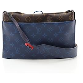Louis Vuitton-Louis Vuitton Monogram Pacific Shoulder Bag-Blue
