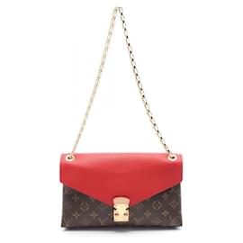 Louis Vuitton-Louis Vuitton Monogram Pallas Chain Shoulder Bag-Brown