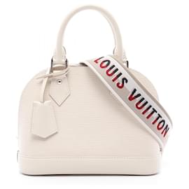 Louis Vuitton-Louis Vuitton Alma BB Epi Leather Handbag-White