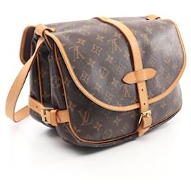 Louis Vuitton-Louis Vuitton Monogram Saumur 30 Shoulder Bag-Brown