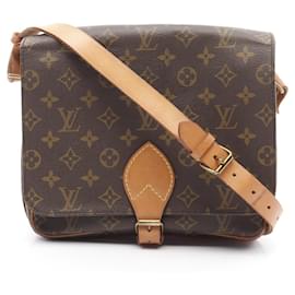 Louis Vuitton-Louis Vuitton Cartouchiere GM Shoulder Bag-Brown