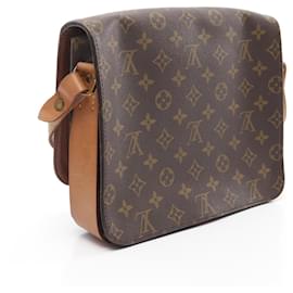 Louis Vuitton-Louis Vuitton Cartouchiere GM Shoulder Bag-Brown