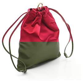 Miu Miu-Miu Miu DUCHESSE Fabric Pouch-Red
