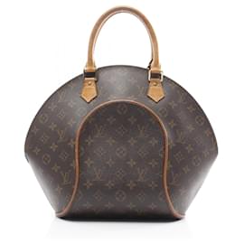 Louis Vuitton-Louis Vuitton Ellipse MM Handbag Monogram Brown-Brown