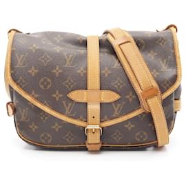 Louis Vuitton-Louis Vuitton Monogram Saumur 30 Shoulder Bag-Brown