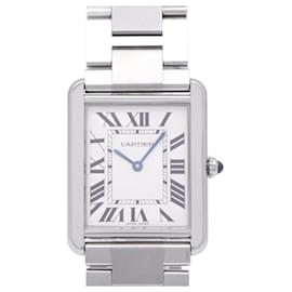 Cartier-Cartier Tank Solo LM Quartz Wristwatch-Silvery