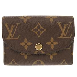 Louis Vuitton-Louis Vuitton Monogram Fuchsia Bi-fold Wallet-Brown,Fuschia