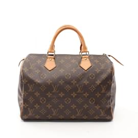 Louis Vuitton-Louis Vuitton Speedy 30 Handbag-Brown,Monogram