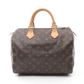 Louis Vuitton-Louis Vuitton Speedy 30 Handbag-Brown,Monogram
