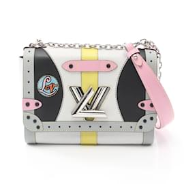 Louis Vuitton-Louis Vuitton Twist MM Shoulder Bag-White,Multiple colors