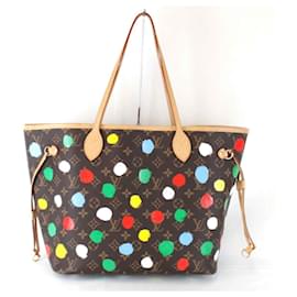 Louis Vuitton-Louis Vuitton LV x YK Neverfull MM Shoulder Bag-Brown,Monogram