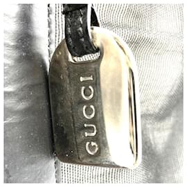 Gucci-Gucci 002 1705 Black Leather Tote Bag-Black