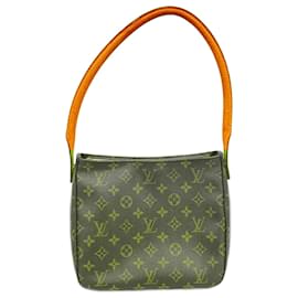 Louis Vuitton-Louis Vuitton Monogram Looping MM Shoulder Bag-Brown