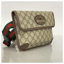Gucci-Bolsa de cintura Gucci GG Supreme Neo 493930-Marrom