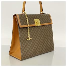 Céline-Celine Macadam Brown Handbag-Brown