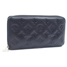 Louis Vuitton-Louis Vuitton Round Long Wallet Coussin Zippy-Black