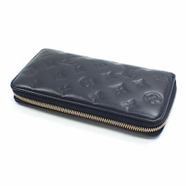 Louis Vuitton-Louis Vuitton Round Long Wallet Coussin Zippy-Black