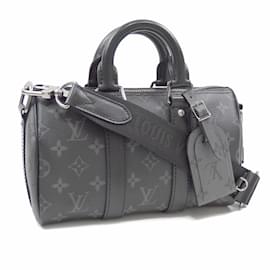 Louis Vuitton-Louis Vuitton Monogram Eclipse Keepall Bandouliere 25-Monogram