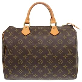 Louis Vuitton-Louis Vuitton Speedy 30 Monogram Handbag-Brown