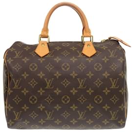 Louis Vuitton-Louis Vuitton Speedy 30 Monogram Handbag-Brown